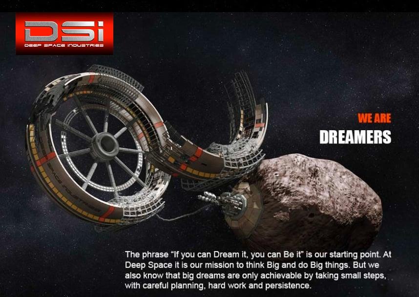 Deep Space Industries asteroid-mining spacecraft concept