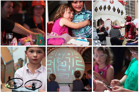 Collage of Brighton Mini Maker Faire 2014