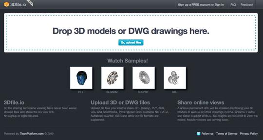3Dfile.io — drop and display 3D models at a custom URL