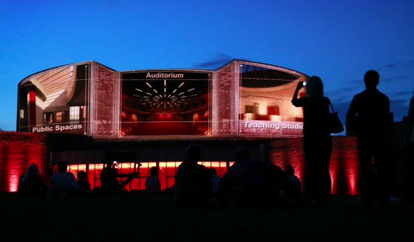 Projection show at the Attenborough Centre for the Creative Arts